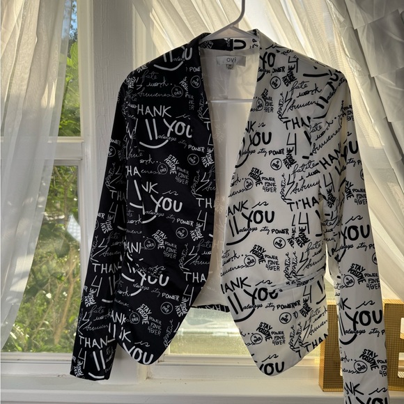 Ovi Black and White Graphic Skirt Set - Picture 5 of 5